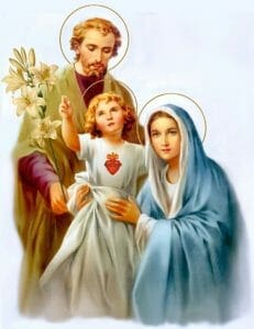 Jesus, Mary, and Joseph